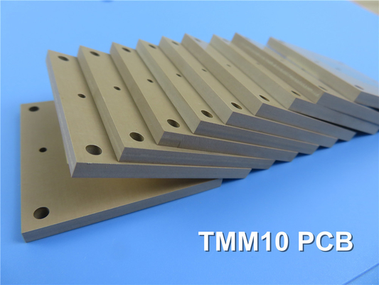 Rogers TMM10 PCB Material For High PTH Hole Reliability