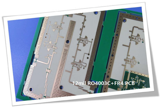 12mil Hybride PCB RO4003C Hoge Tg 170°C FR-4 Impedantiebeheerd circuit