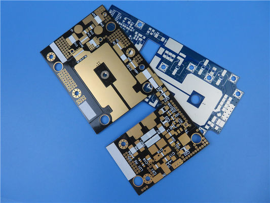 60mil RF-35 Radiofrequentie PCB dubbelzijdig HASL Wit zijde