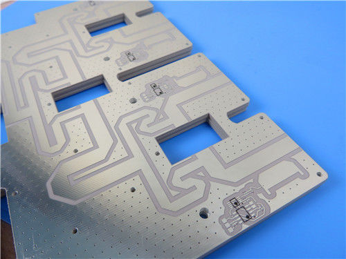 2-laag PCB RF-30 op Rogers 40mil laminaten met zwart zijscherm onderdompeling tin