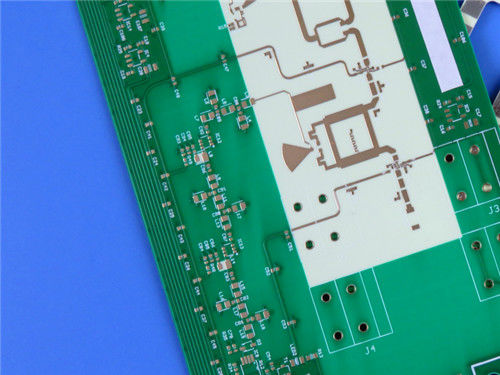 4-laags Hybride PCB op 10mil RO4350B en High Tg FR-4 Materiaal