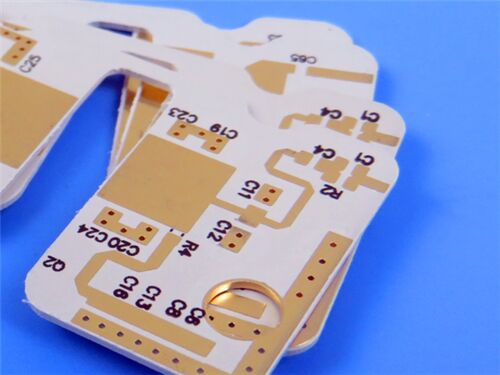 RO3003 PCB 2-laags 10mil Rogers laminaat Zilver plating / Goud plating