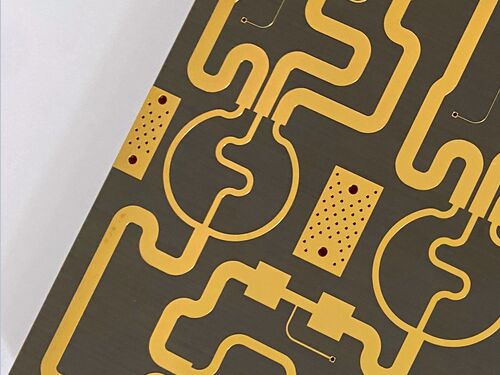 TLY-5 RF PCB 10mil 2-laags Immersion Gold afwerking