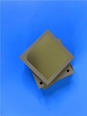 RF TP600 PCB 2-laags 0,6 mm dik ENEPIG 20um via plating