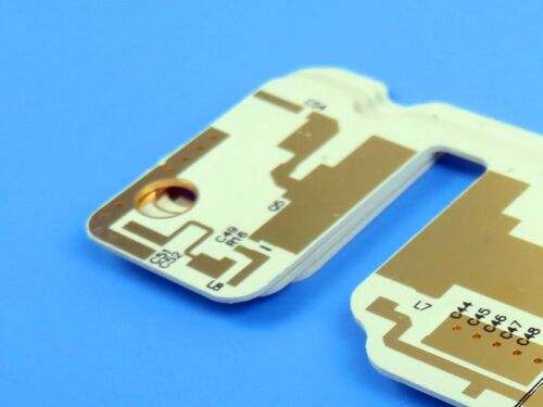 Double-sided RO3010 PCB op 10mil laminaat met onderdompeling goud