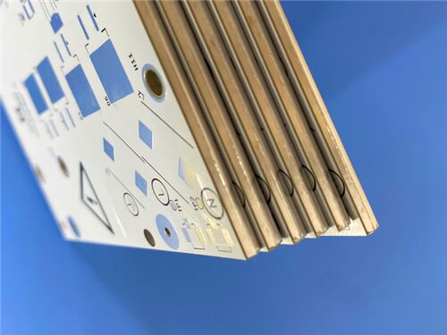 Dubbelzijdig aluminium PCB met onderdompelingsgoud