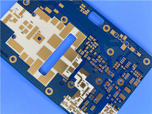 0.2mm RO4350B LoPro Double-Layer PCB met blauw soldeermasker