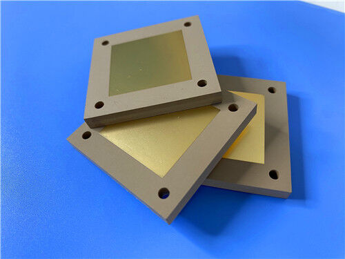 2-laags TP1600 High-DK PCB, 0,9 mm dikke puur gouden afwerking