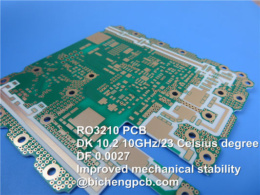 PCB van de Rogersro3210 Hoge Frequentie met 25mil-het Goud van de Deklaagonderdompeling