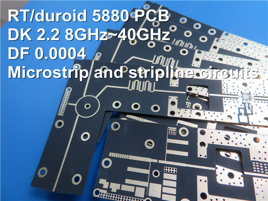 10mil RT/Duroid 5880 PCB 0,508mm Rogers PCB-print