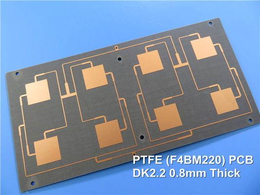F4B PCB PTFE-gebaseerd hoogfrequentiemateriaal 0.17mm 0.25mm 0.5mm 0.8mm 1.0mm