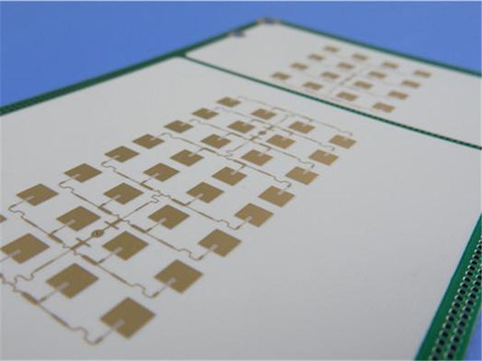 8mil RO4003C High Performance PCB 2 laag onderdompeling goud zwart zijdeplaat