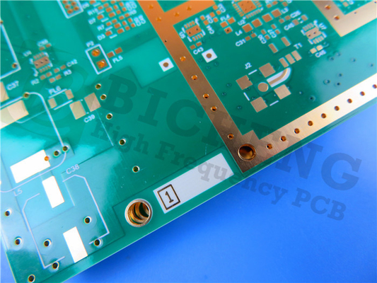 Rogers RO3003 PCB 1.78mm 3 Layer With Bare Copper