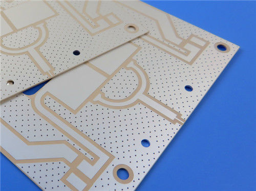 Double-sided PCB op 20mil RO3010 met groen masker wit legend onderdompeling zilver