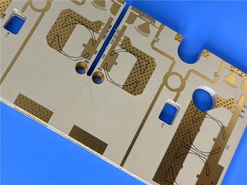 Dubbelzijdig PCB RT Duroïde 6035HTC 60mil Wit zijdefilter onderdompeling zilver