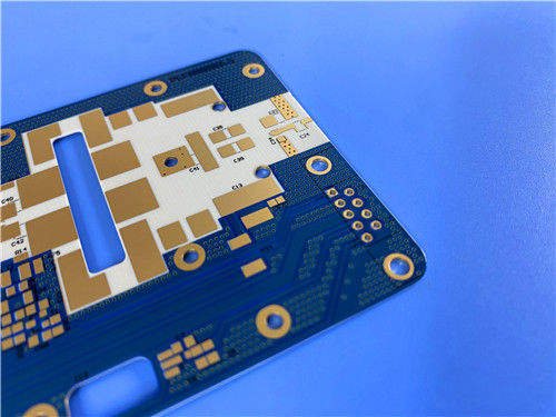 RF-60A PCB 2-laags 25mil dikke zwarte zeefdruk Immersion Gold