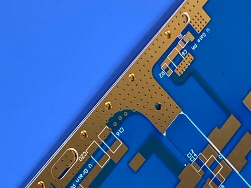 2-laag CuClad 217 PCB Rogers 20mil Laminate met onderdompeling goud