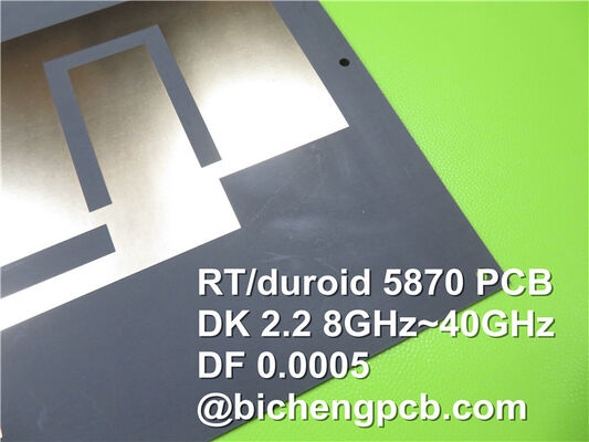 Rogers 5870 Multilayer UL Rogers PCB Board Glass Microfiber Versterkt PTFE