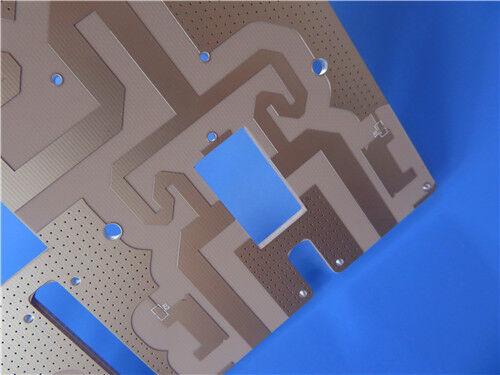 Rogers RO3010 + FR4 1080 PP 4-laags PCB 2,8 mm met dompeltin