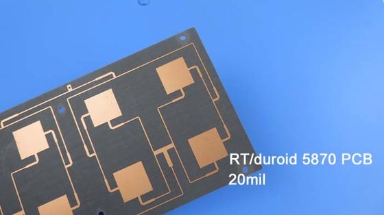 Rogers 5870 Multilayer UL Rogers PCB Board Glass Microfiber Versterkt PTFE