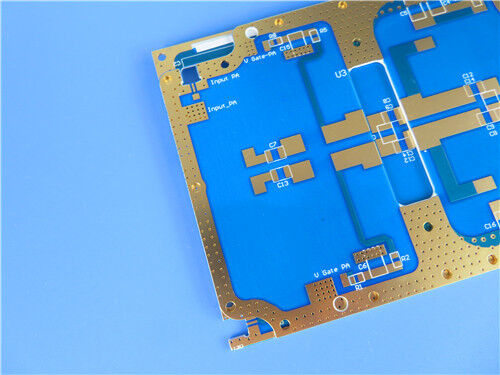 10mil Rogers CuClad 250 PCB onderdompeling goud afwerking Low-Dk