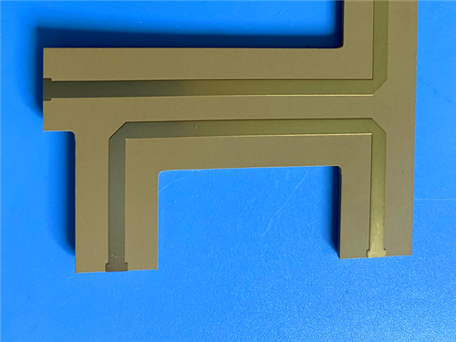 Enige Laag Flexibele die PCB op Polyimide met 1.6mm Versteviger Fr-4 en Onderdompelingsgoud wordt voortgebouwd voor Controlebord