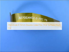 Polyimide 0,15 mm dubbelzijdige flexibele PCB oppervlak 35um Cu