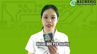 30mil 2-laags Rogers DiClad 880-printplaat