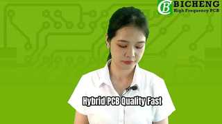 6L hybride printplaat 10mil RO4350B + FR-4